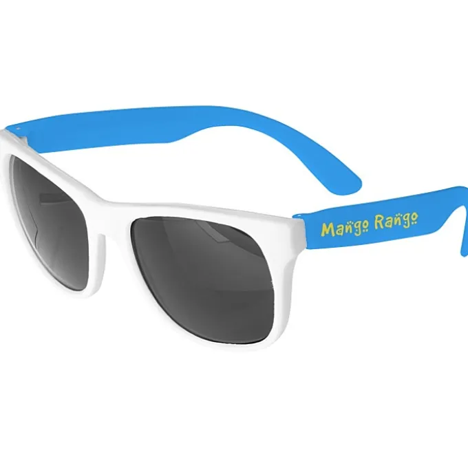 Neon Sunglasses with White Frames - 24 hr