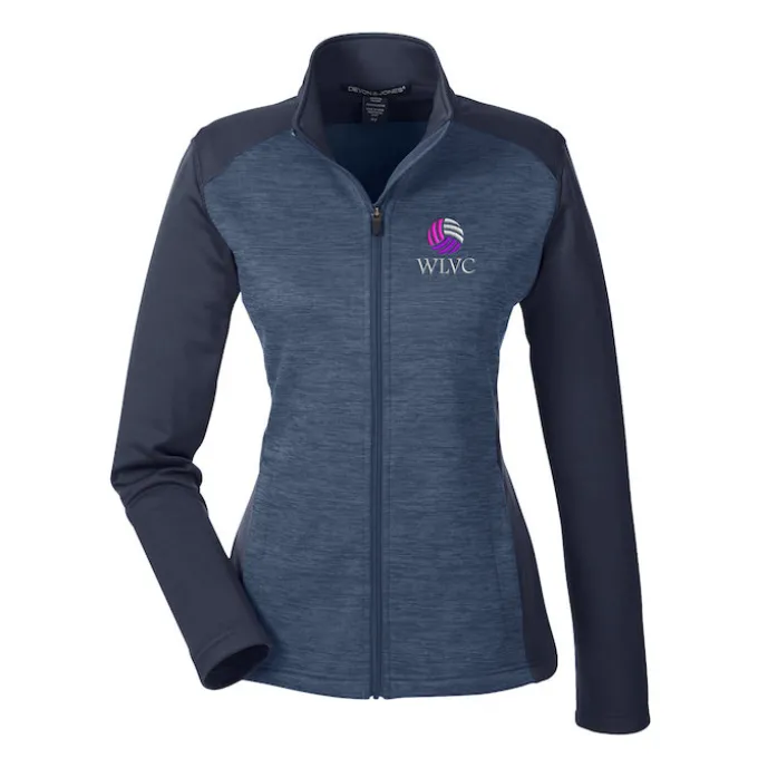 Newbury Colorblock Melange Fleece Jacket - Ladies'
