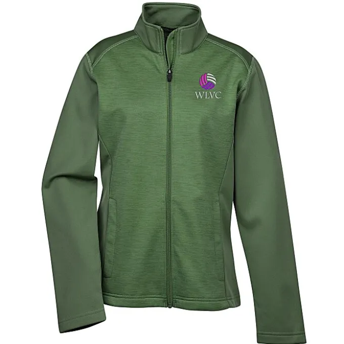 Newbury Colorblock Melange Fleece Jacket - Ladies'