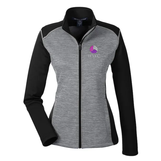 Newbury Colorblock Melange Fleece Jacket - Ladies'