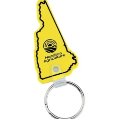 New Hampshire Soft Keychain - Opaque