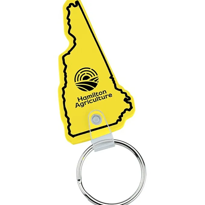 New Hampshire Soft Keychain - Opaque