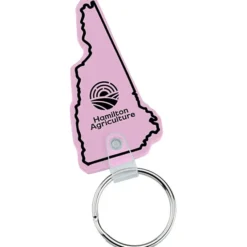 New Hampshire Soft Keychain - Opaque