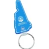 New Hampshire Soft Keychain - Translucent