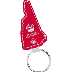 New Hampshire Soft Keychain - Translucent