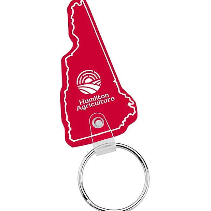 New Hampshire Soft Keychain - Translucent