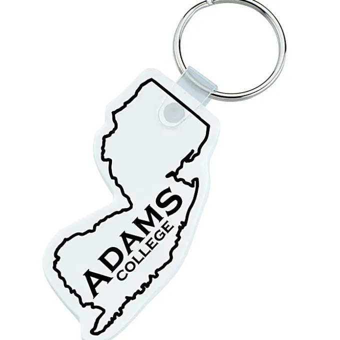 New Jersey Soft Keychain - Opaque