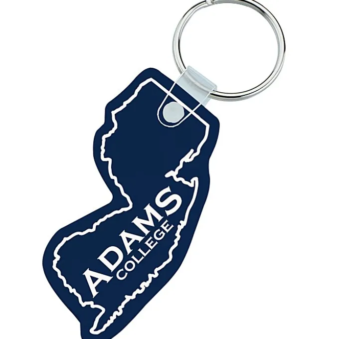 New Jersey Soft Keychain - Opaque
