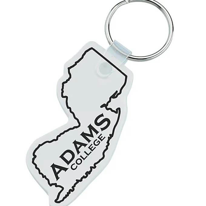 New Jersey Soft Keychain - Opaque