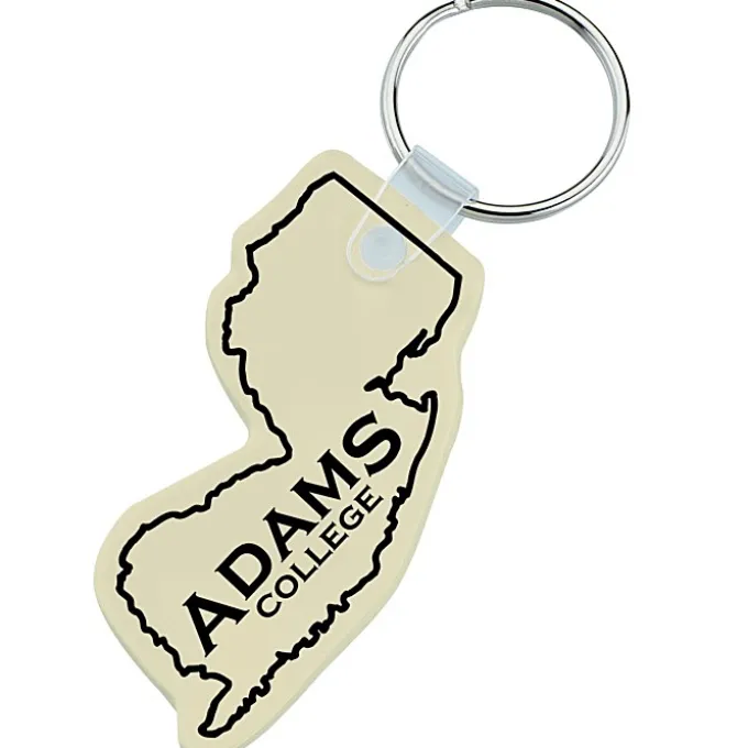 New Jersey Soft Keychain - Opaque