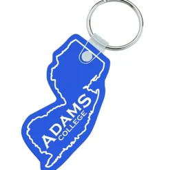 New Jersey Soft Keychain - Opaque