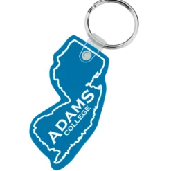 New Jersey Soft Keychain - Translucent