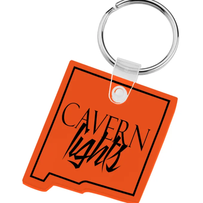New Mexico Soft Keychain - Translucent