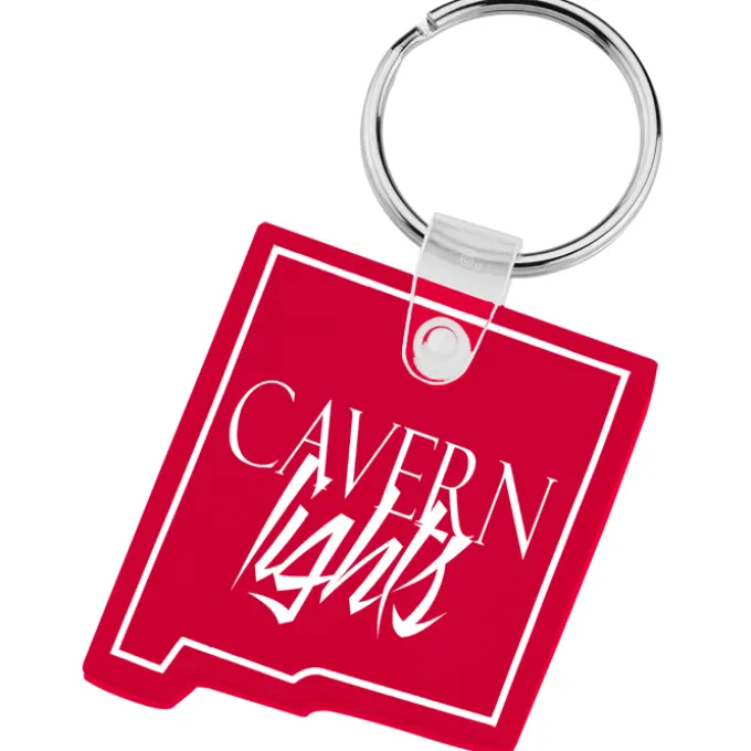 New Mexico Soft Keychain - Translucent