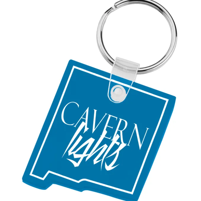 New Mexico Soft Keychain - Translucent