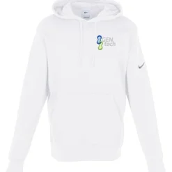 Nike Club Fleece Sleeve Swoosh Pullover Hoodie - Men's - Embroidered