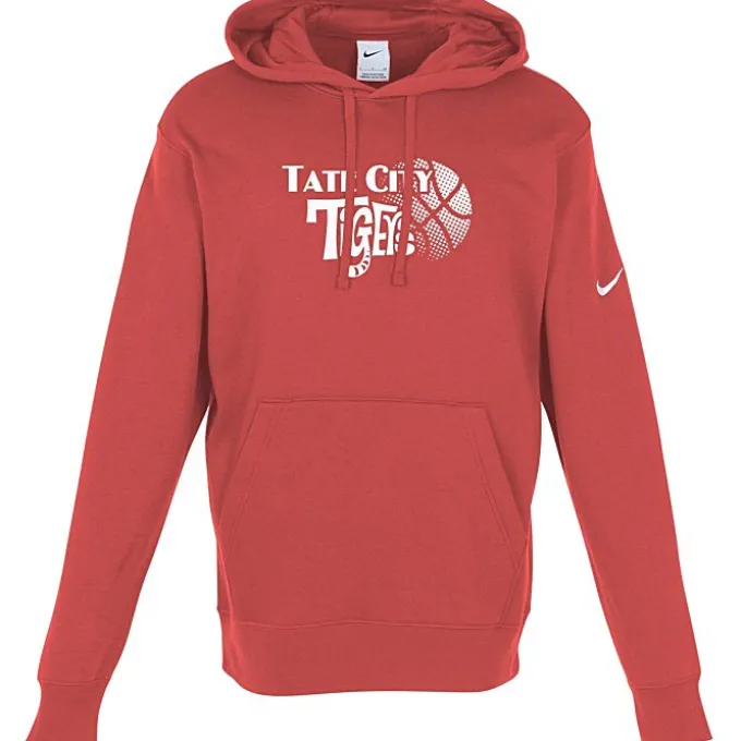Nike Club Fleece Sleeve Swoosh Pullover Hoodie - Men's - Screen