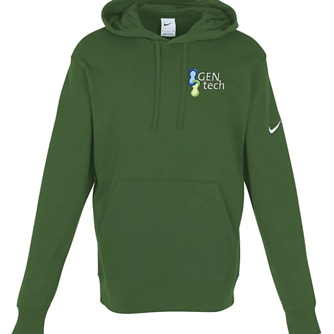Nike Club Fleece Sleeve Swoosh Pullover Hoodie - Men's - Embroidered - 24 hr