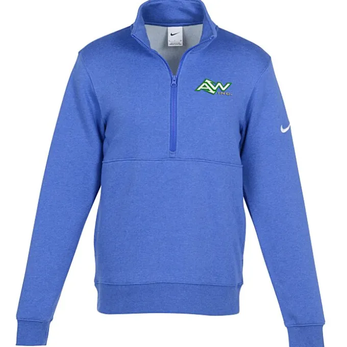 Nike Club Fleece Sleeve Swoosh 1/2-Zip Pullover - Men's