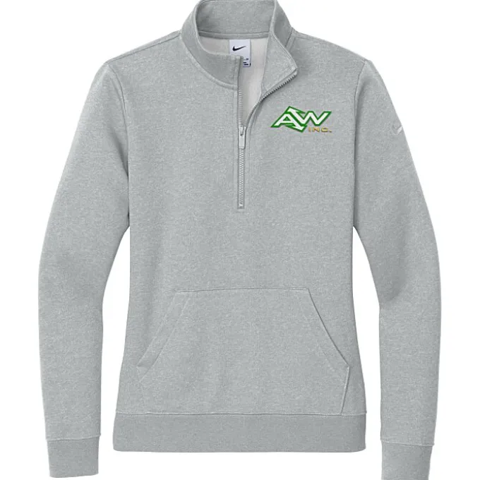 Nike Club Fleece Sleeve Swoosh 1/2-Zip Pullover - Ladies'