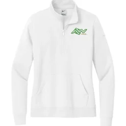 Nike Club Fleece Sleeve Swoosh 1/2-Zip Pullover - Ladies'