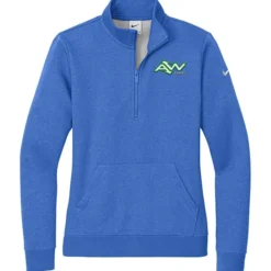 Nike Club Fleece Sleeve Swoosh 1/2-Zip Pullover - Ladies'
