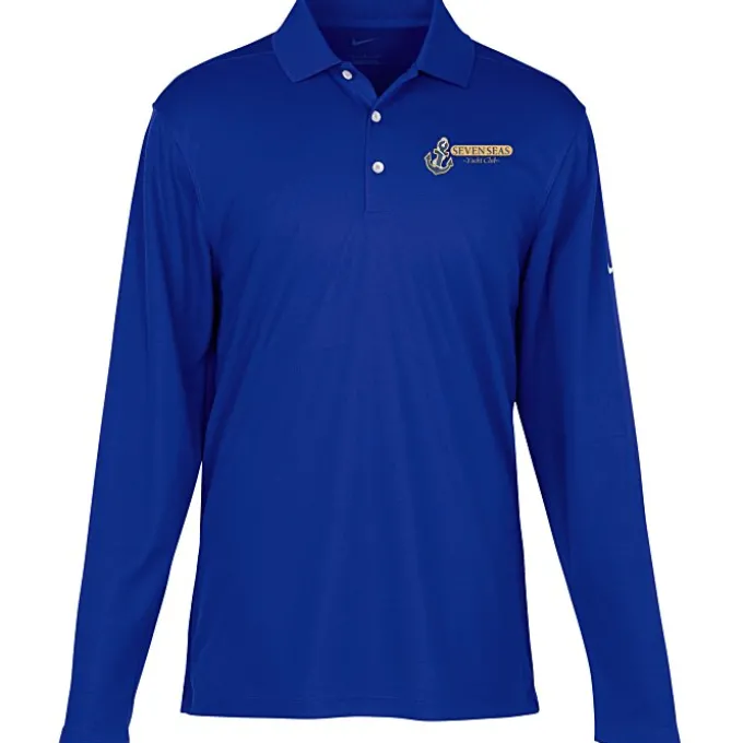 Nike Performance Tech Pique LS Polo 2.0 - Men's - 24 hr