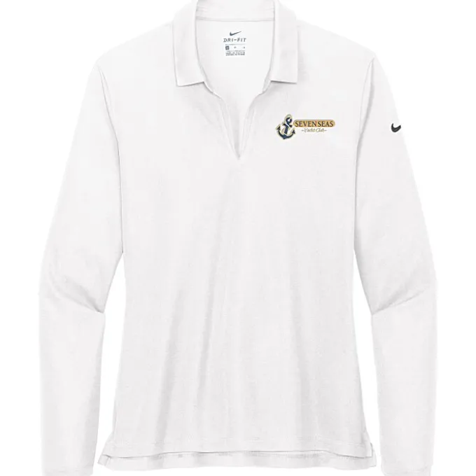 Nike Performance Tech Pique LS Polo 2.0 - Ladies' - 24 hr