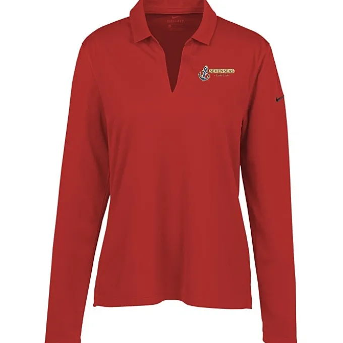Nike Performance Tech Pique LS Polo 2.0 - Ladies' - 24 hr