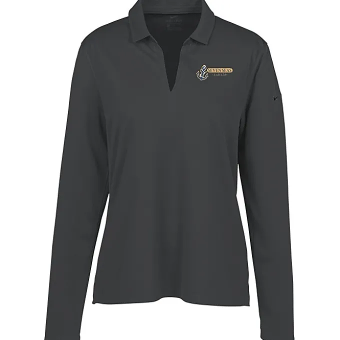 Nike Performance Tech Pique LS Polo 2.0 - Ladies' - 24 hr