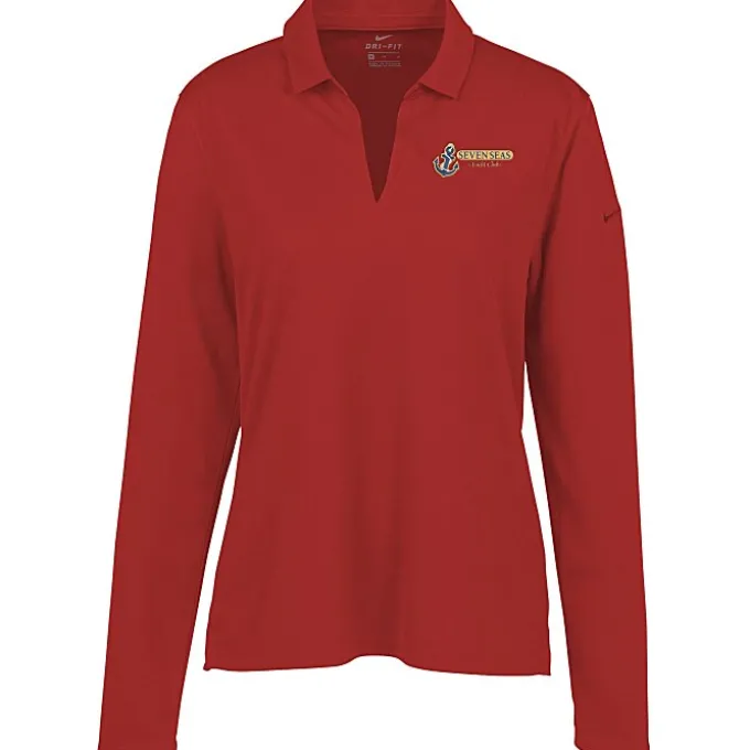 Nike Performance Tech Pique LS Polo 2.0 - Ladies' - 24 hr