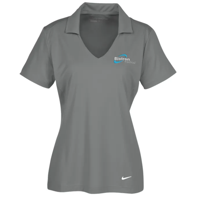 Nike Performance Vertical Mesh Polo - Ladies' - Embroidered - 24 hr