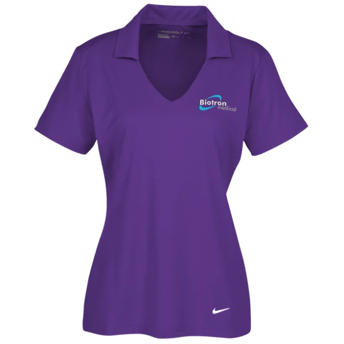 Nike Performance Vertical Mesh Polo - Ladies' - Embroidered - 24 hr