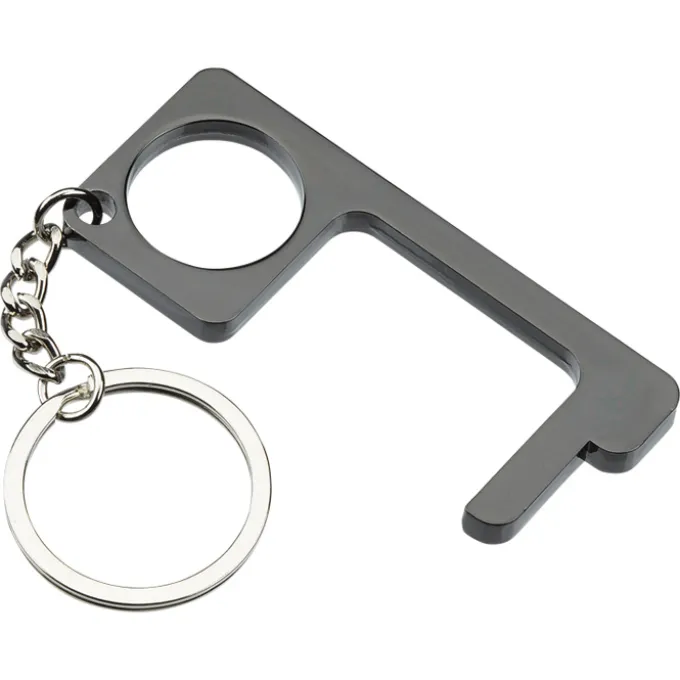 No Contact Keychain with Pouch