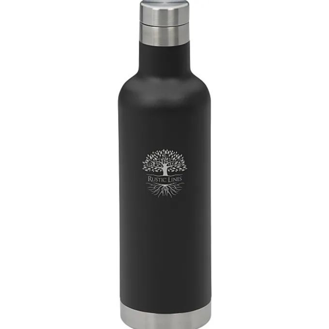 Noir Vacuum Bottle - 25 oz. - Laser Engraved