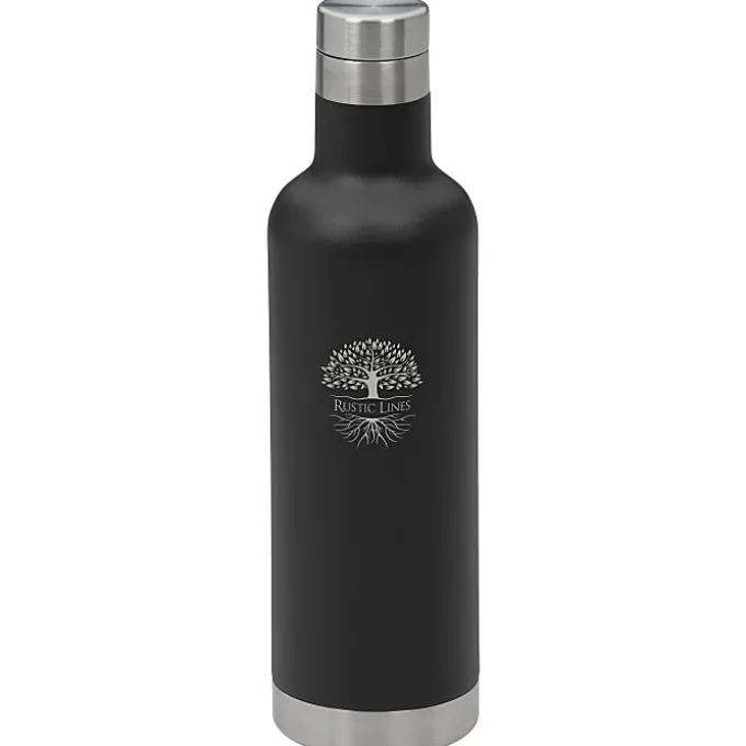 Noir Vacuum Bottle - 25 oz. - Laser Engraved