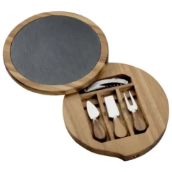 Normandy Swivel Base Cheese and Wine Set
