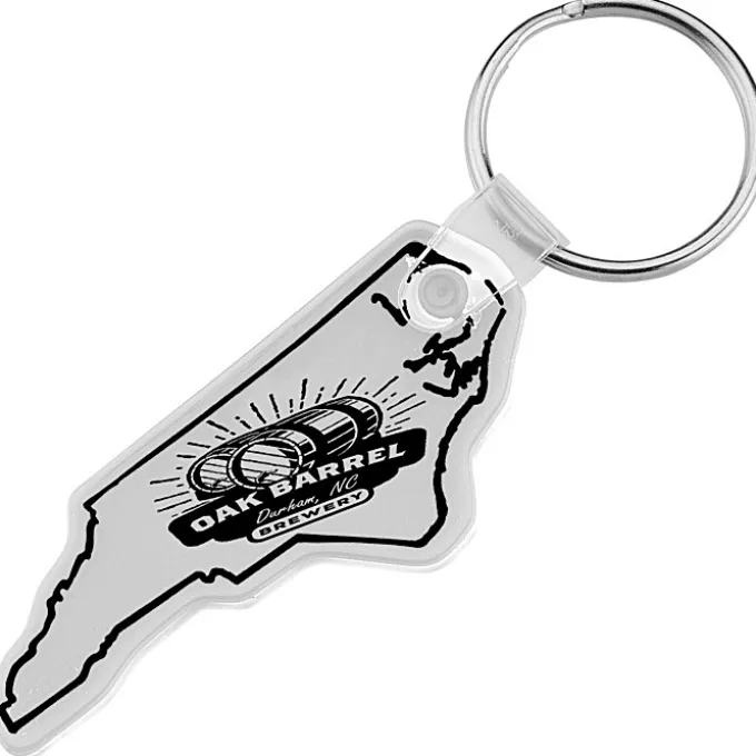 North Carolina Soft Keychain - Opaque