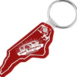North Carolina Soft Keychain - Opaque