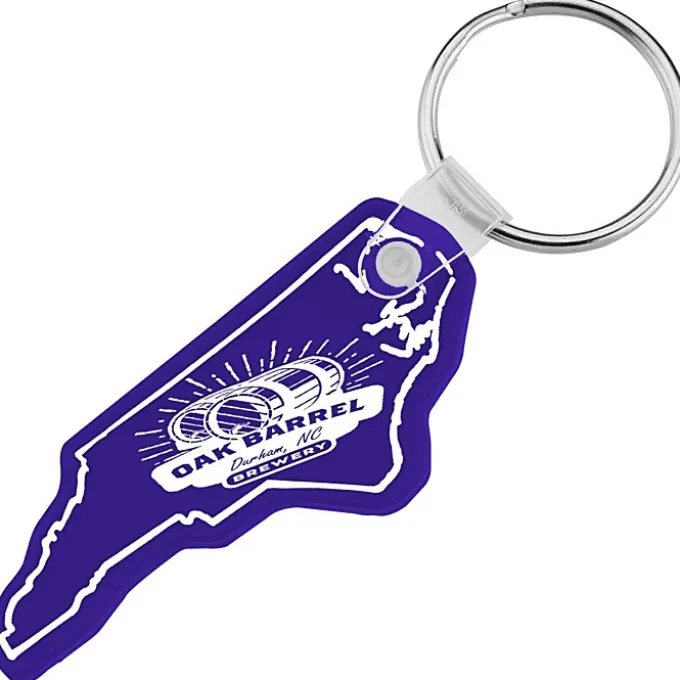 North Carolina Soft Keychain - Opaque