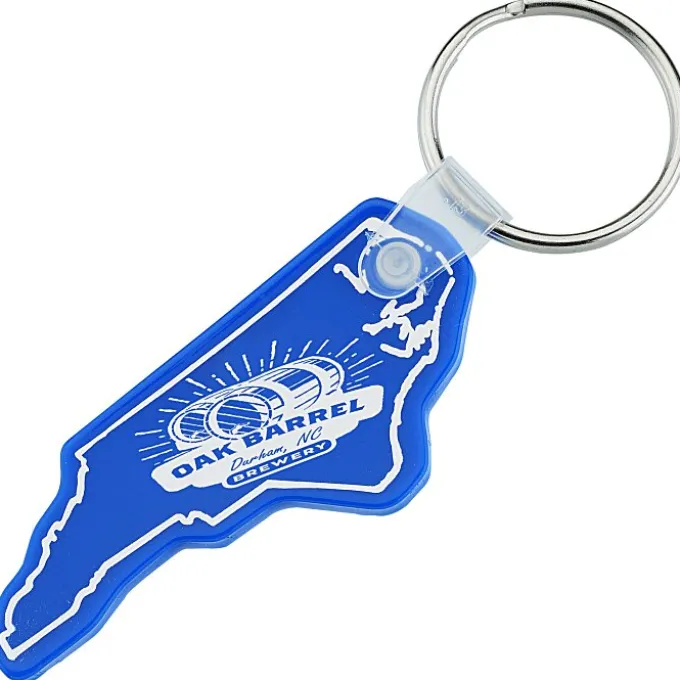 North Carolina Soft Keychain - Opaque