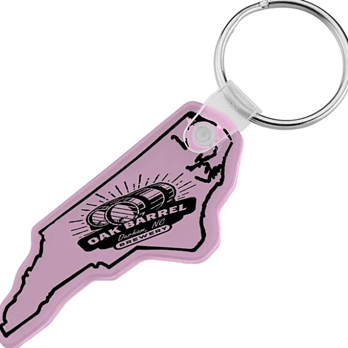 North Carolina Soft Keychain - Opaque
