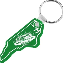North Carolina Soft Keychain - Opaque