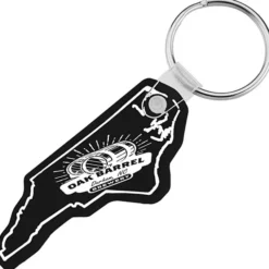 North Carolina Soft Keychain - Opaque