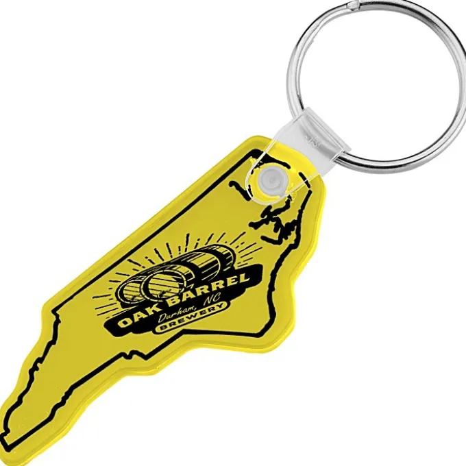 North Carolina Soft Keychain - Opaque