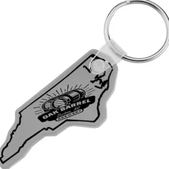 North Carolina Soft Keychain - Opaque