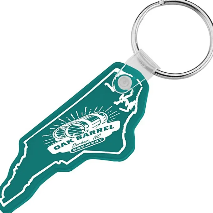 North Carolina Soft Keychain - Opaque