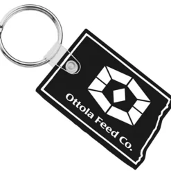 North Dakota Soft Keychain - Opaque