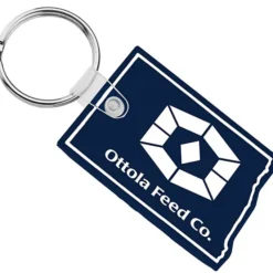 North Dakota Soft Keychain - Opaque