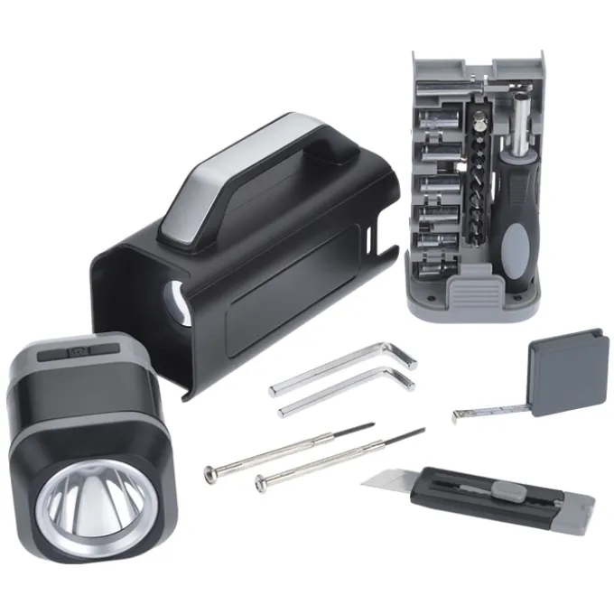 Northfield Tool Set with Rechargeable LED Flashlight - 24 hr